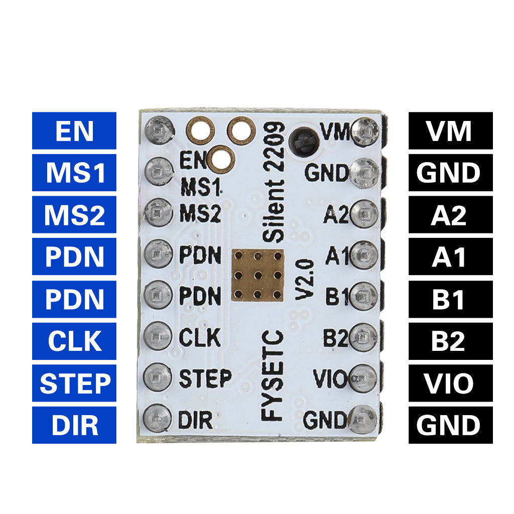 20pcs TMC2209 V2.0 Stepper Motor Driver Super Silent Stepsticks Mute Driver Board 256 Microsteps For Sidewinder 3D Printer