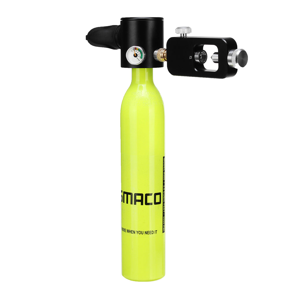 Scuba Oxygen Cylinder Underwater Diving Set Air Oxygen Tank W/ Adapter