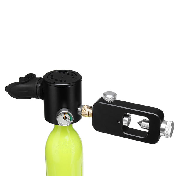 Scuba Oxygen Cylinder Underwater Diving Set Air Oxygen Tank W/ Adapter
