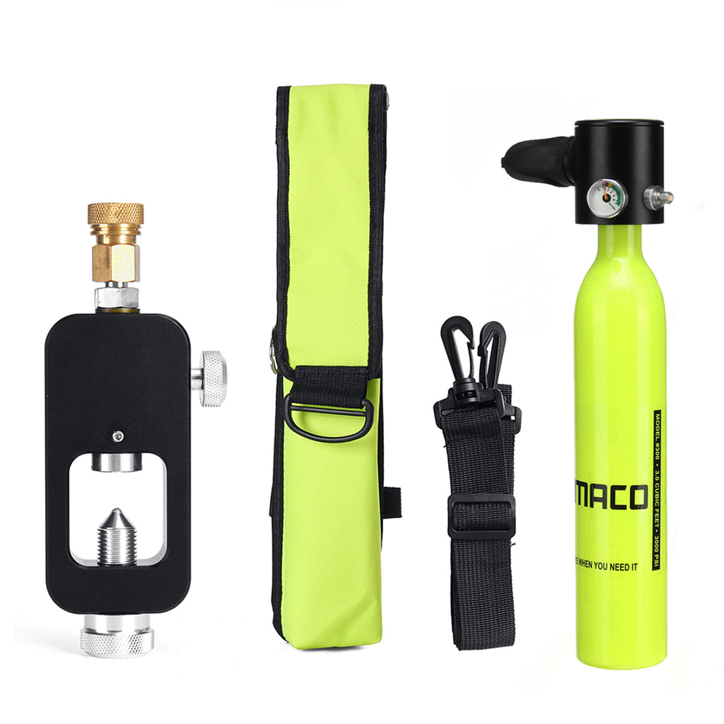 Scuba Oxygen Cylinder Underwater Diving Set Air Oxygen Tank W/ Adapter